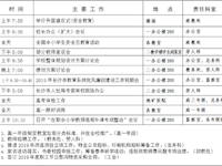 银河国际2019年上学期第六周工作安排