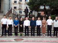 长沙市人民政府副市长肖正波来我校调研指导